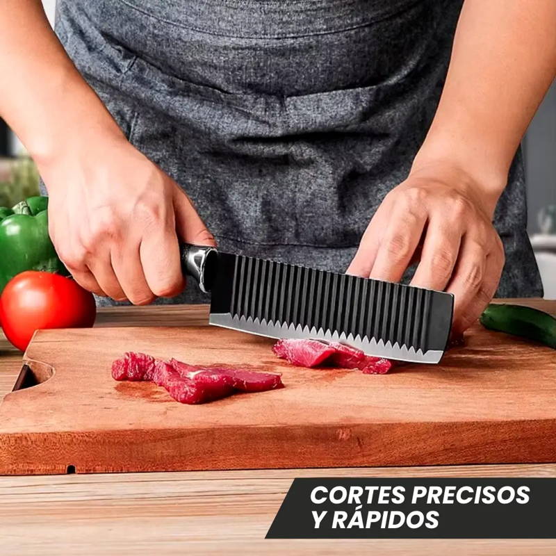 🔥PROFIL™ | SET CUCHILLOS PROFESIONALES X 6 | ACERO INOXIDABLE 🔥