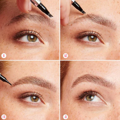 😍LÁPIZ 3D DE 3 PUNTAS CEJAS PERFECTAS + SÉRUM CRECIMIENTO😍