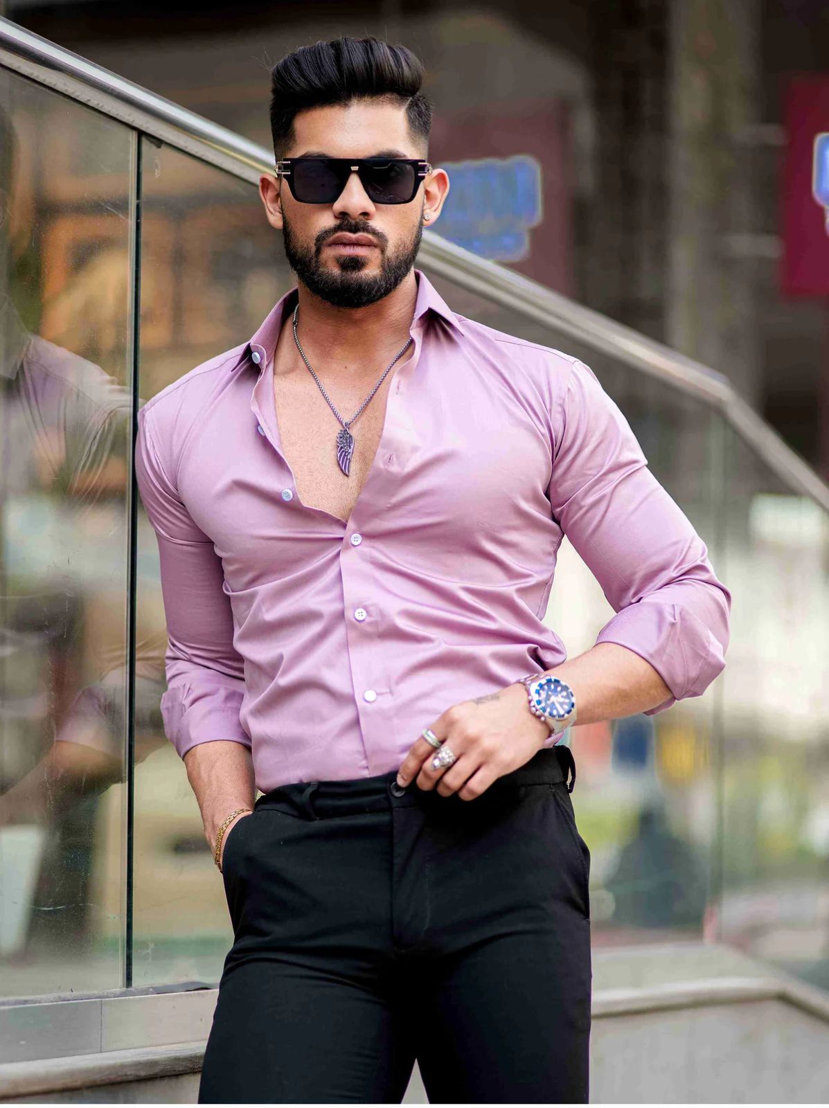 🔥CAMISA LINCOLN | MANGA LARGA 🔥