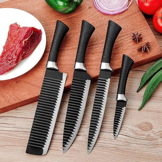 🔥PROFIL™ | SET CUCHILLOS PROFESIONALES X 6 | ACERO INOXIDABLE 🔥